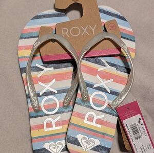 Roxy Multicolor Striped Sandals